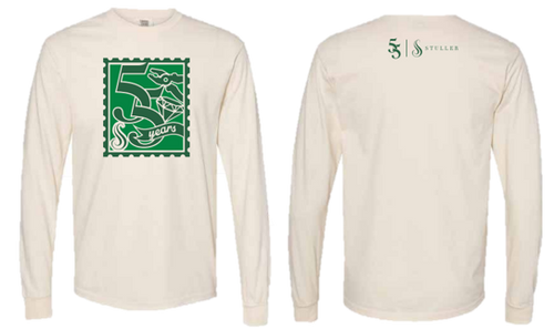 $22 - 55 Mail Stamp Long Sleeve Tshirt