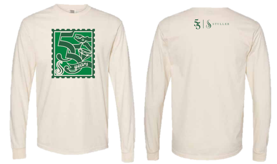 $22 - 55 Mail Stamp Long Sleeve Tshirt