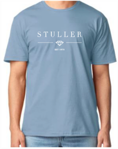 $11 - Short Sleeve StoneBlue- Diamond - est. 1970 T-Shirt