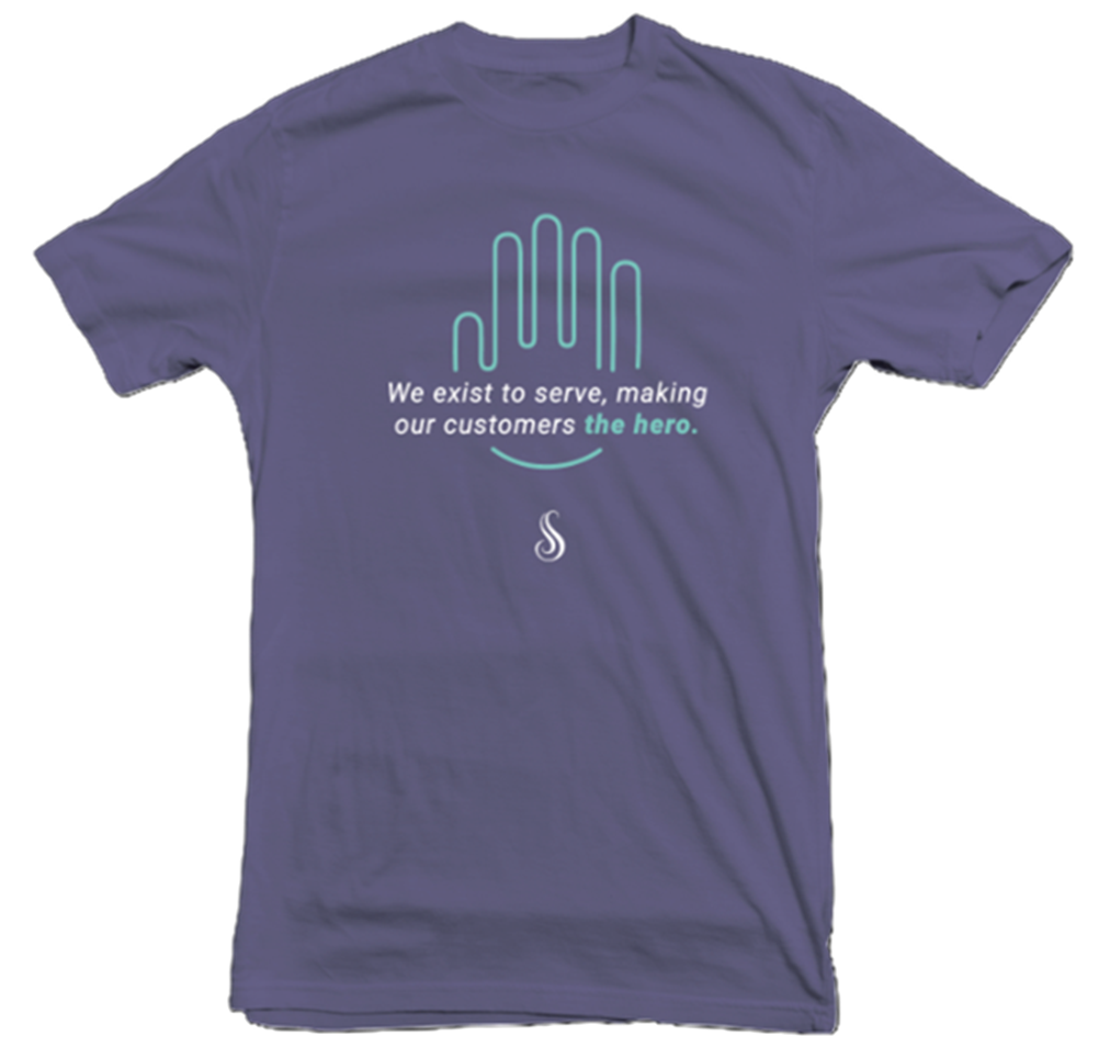 $13 - S.E.R.V.E. MVP Purple T-shirt